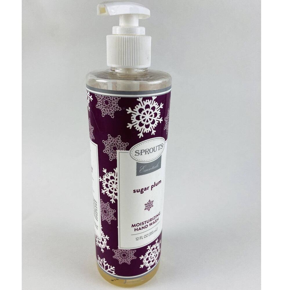 Sprouts Essentials Sugar Plum Hand Wash Soap Vegan Gluten Free Moisturizing 88%